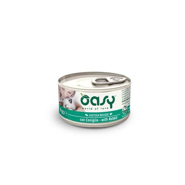 Консерви для котів OASY Кролик 85 г (8053017343549)