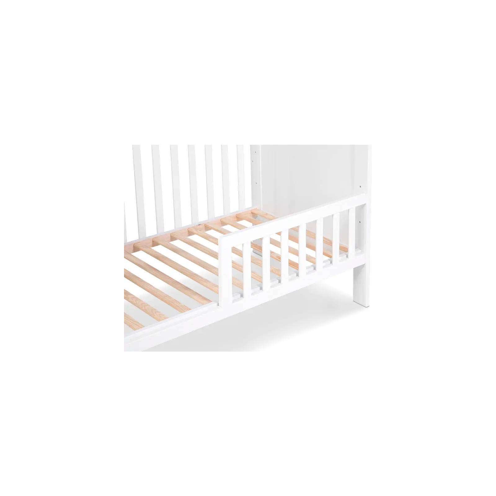 Кроватка Klups Iwo с перегородкой 140 х 70 см Белая (IWO4) изображение 8