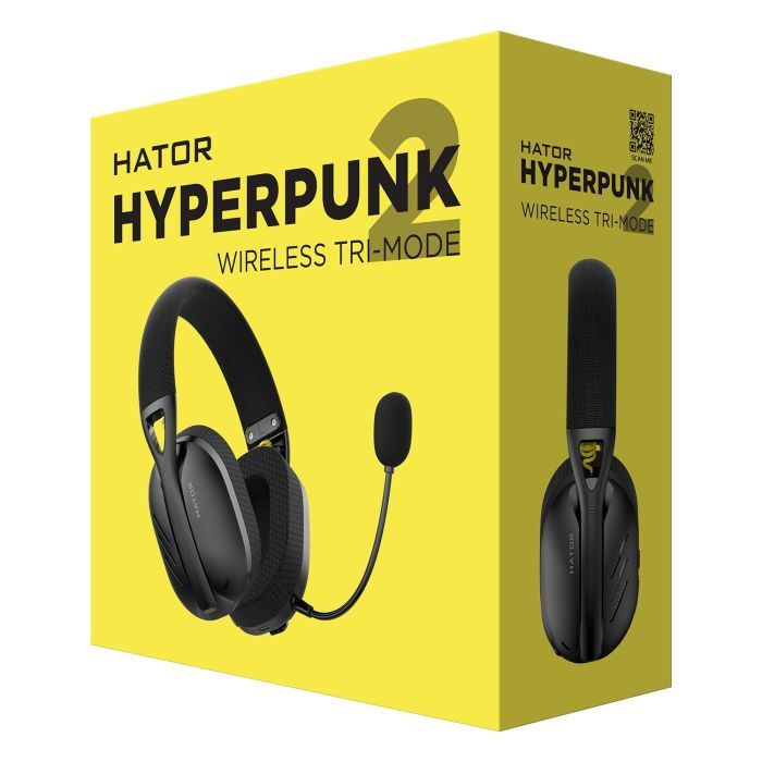 Наушники Hator Hyperpunk 2 Wireless Tri-mode Black (HTA-855) изображение 6