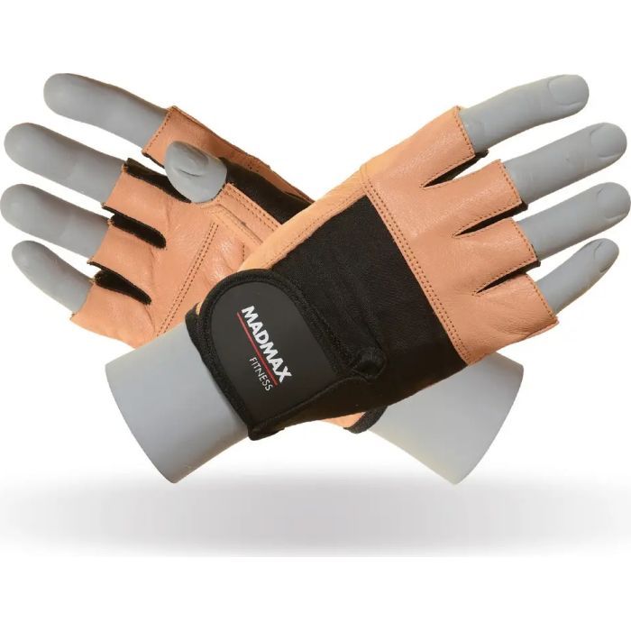 Перчатки для фитнеса MadMax MFG-444 Fitness Brown XXL (MFG-444-Brown_XXL)
