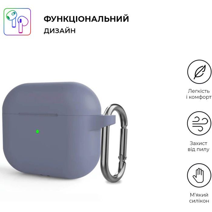 Чохол для навушників Armorstandart Hang Case для Apple AirPods 3 Yellow (ARM60325) зображення 2