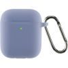Чохол для навушників Armorstandart Ultrathin Silicone Case With Hook для Apple AirPods 2 Lavender Grey (ARM59684)