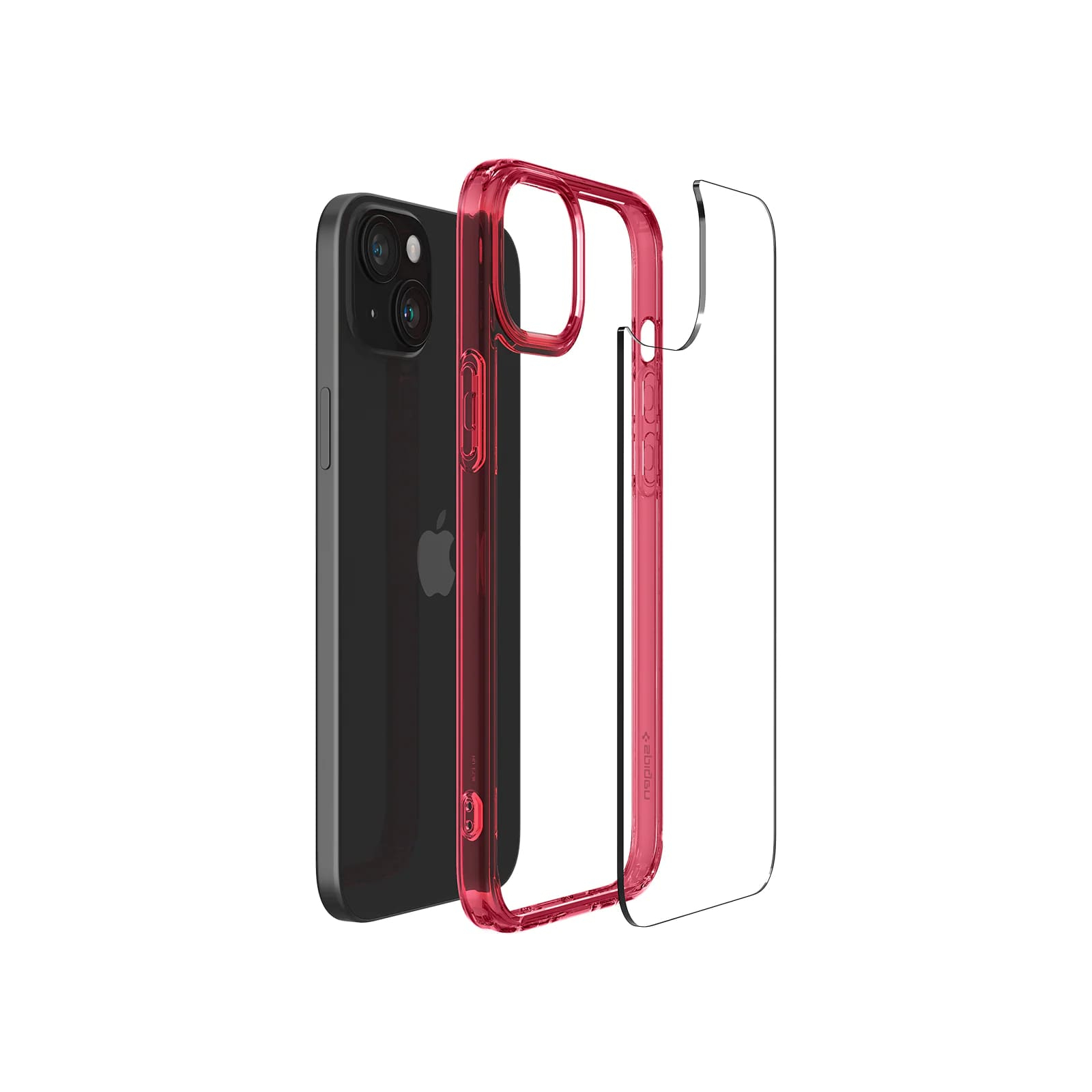 Чохол до мобільного телефона Spigen Apple iPhone 15 Ultra Hybrid Red Crystal (ACS06794) зображення 5