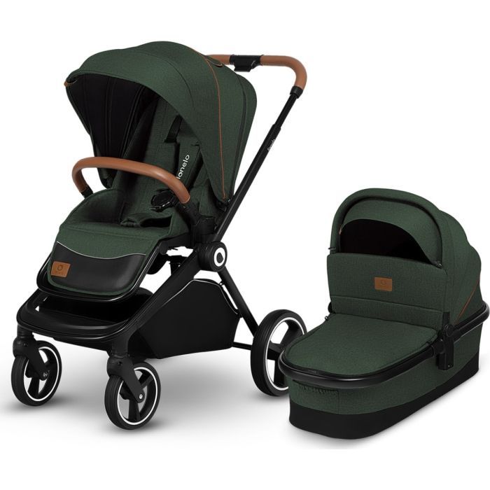 Коляска Lionelo 2 в 1 Mika 2IN1 Green Forest (LO-MIKA 2IN1 GREEN FOREST) изображение 2