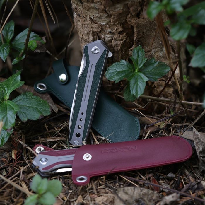Чехол для ножа Roxon шкіряний для К1 бордовий (caseK1fuchsia) изображение 4