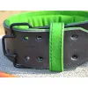 Атлетичний пояс MadMax MFB-302 Quick Release Belt шкіряний Black/Green L (MFB-302_L) зображення 7