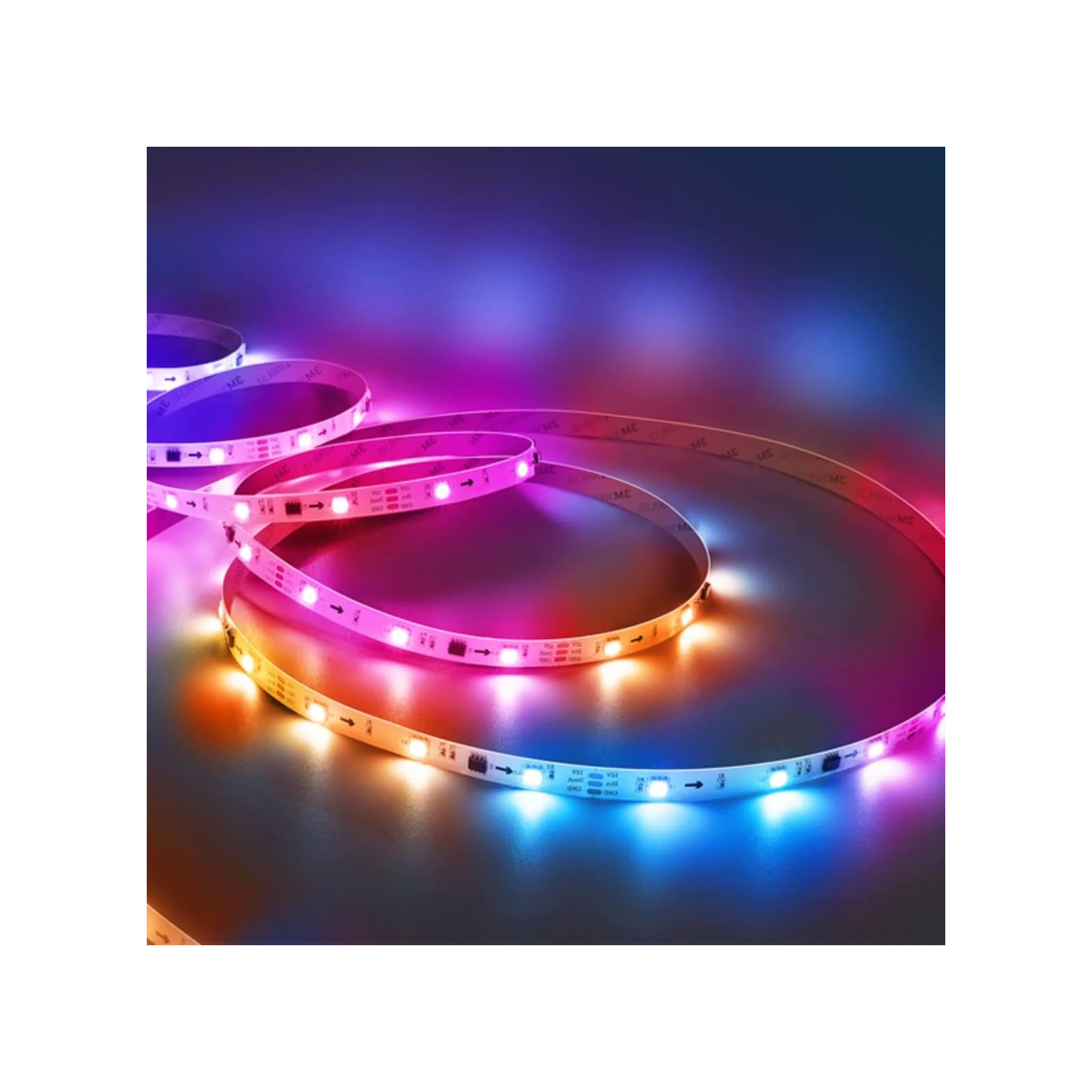Светодиодная лента Govee RGBIC Basic Wi-Fi + Bluetooth LED Strip Light With Protective Coating 5м Білий (H619A3D1) изображение 11
