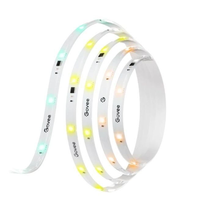 Світлодіодна стрічка Govee RGBIC Basic Wi-Fi + Bluetooth LED Strip Light With Protective Coating 5м Білий (H619A3D1) зображення 3