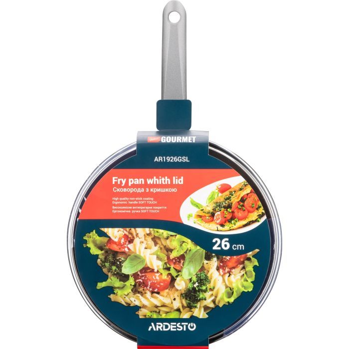 Сковорода Ardesto Gemini Gourmet Vasto з кришкою 26 см (AR1926GSL) зображення 10