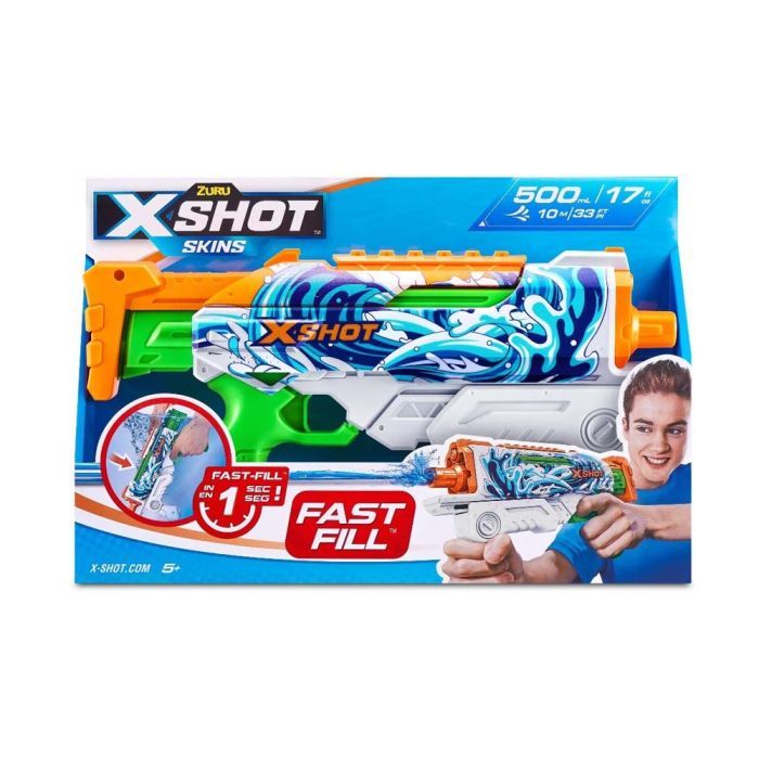 Іграшкова зброя Zuru X -Shot Водний бластер Fast FIill Sins HYPERLOAD Waves (11854A) зображення 6