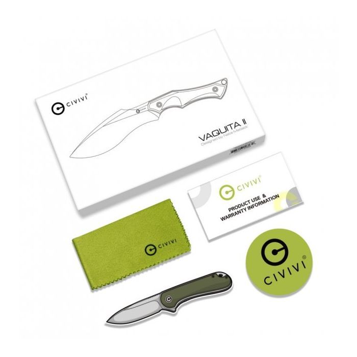Нож Civivi Hypersonic Darkwash Green G10 (C22011-1) изображение 9