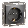 Розетка Schneider Electric ASFORA со штор. антрацит (EPH2900271) изображение 2