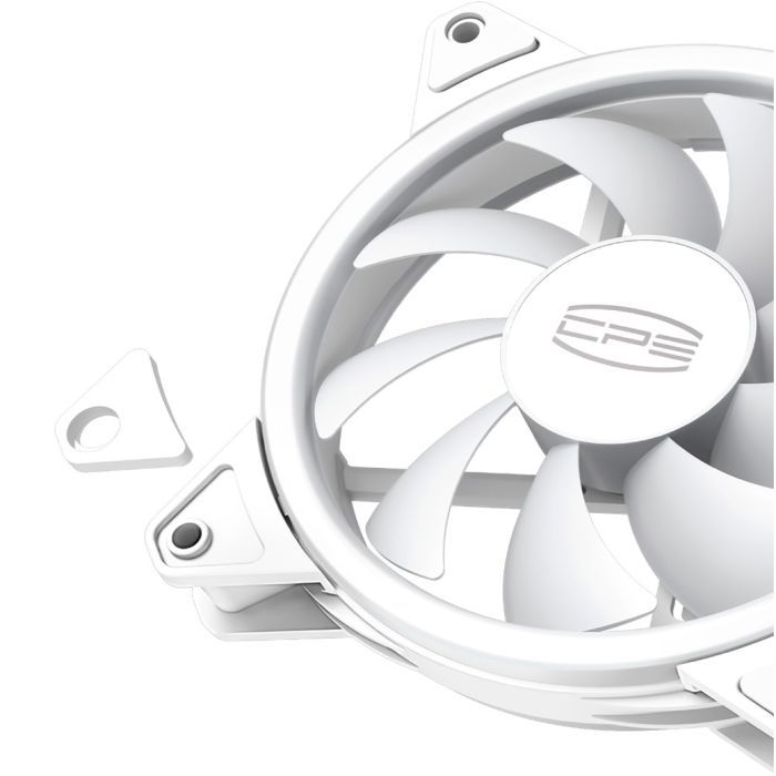 Кулер для корпуса PcCooler F3 T120 ARGB 3 in 1 White изображение 5
