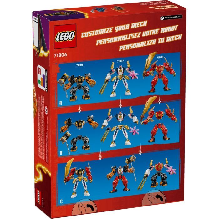 Конструктор LEGO NINJAGO Робот земної стихії Кая 322 деталей (71806) зображення 4