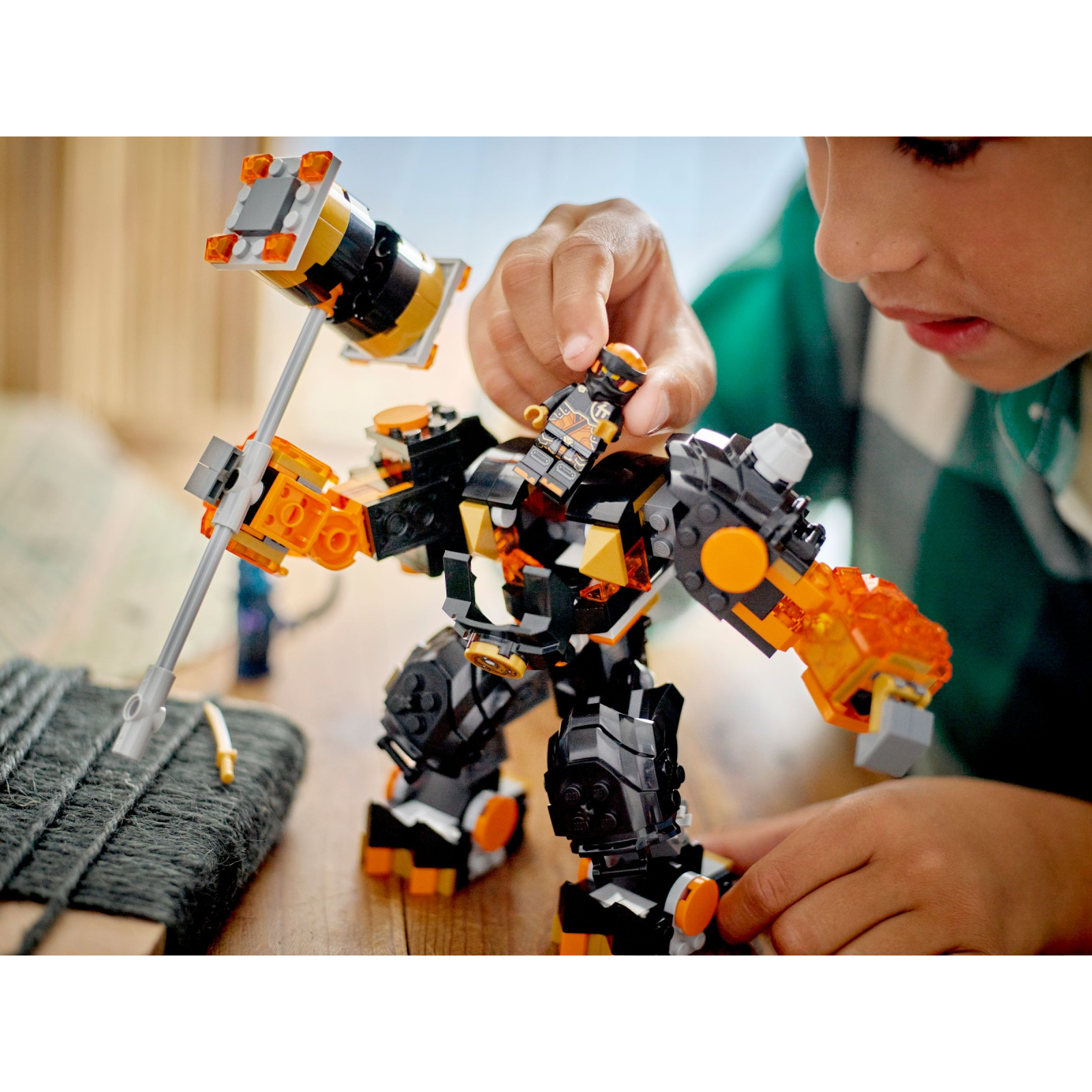 Конструктор LEGO NINJAGO Робот огненной стихии Кая 322 деталей (71806) изображение 6