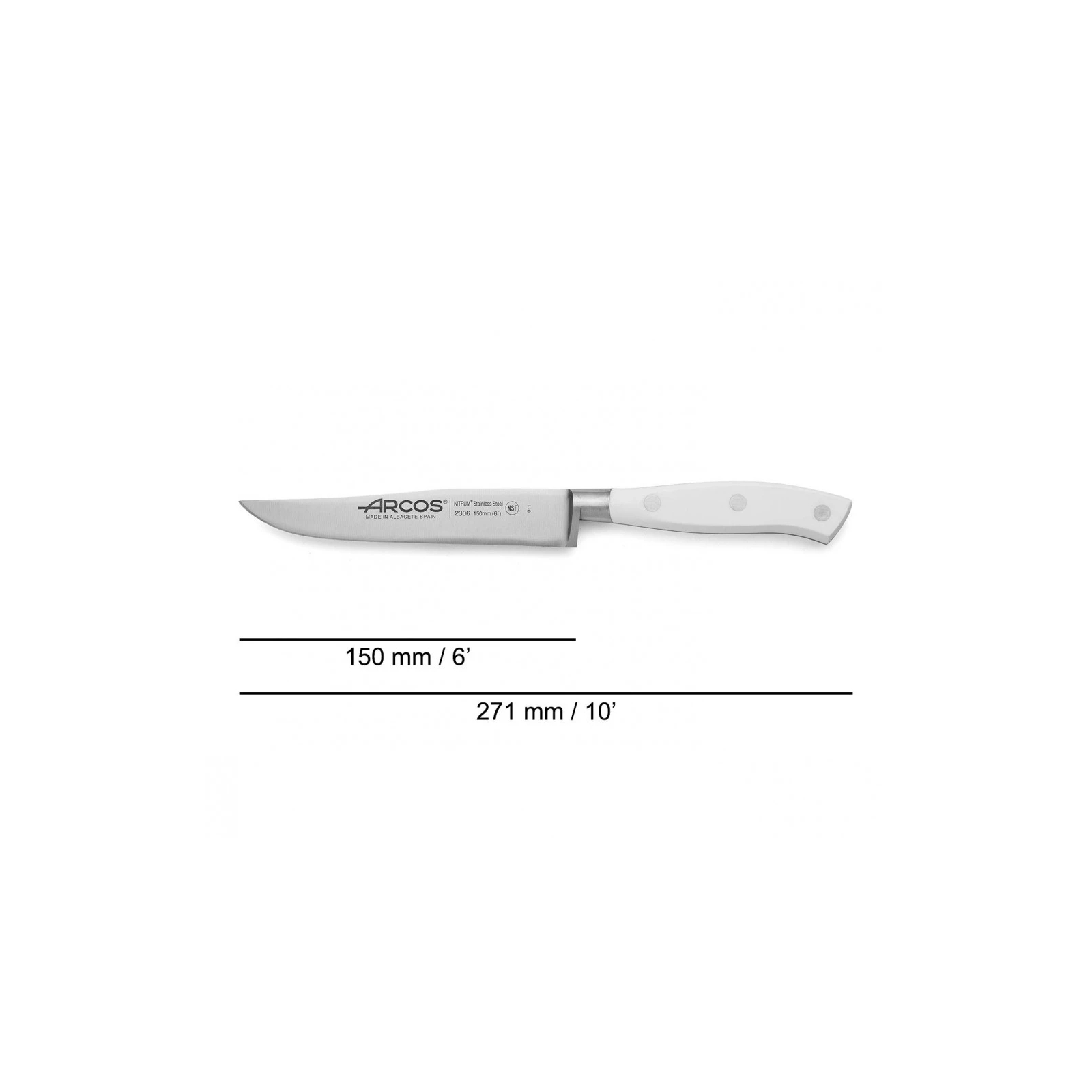 Кухонный нож Arcos Riviera 150 мм White (230624) изображение 2