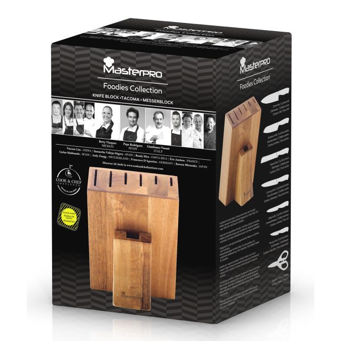 Підставка для ножів MasterPro Foodies Collection 16 х 14,3 х 22,7 см (BGMP-4319) зображення 5