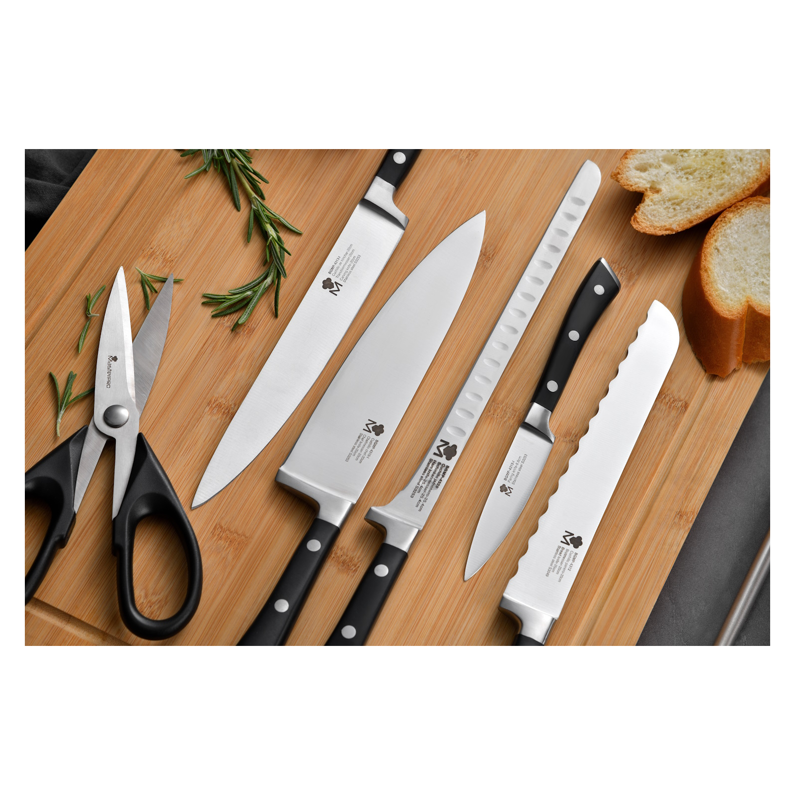 Подставка для ножей MasterPro Foodies Collection 16 х 14,3 х 22,7 см (BGMP-4319) изображение 6