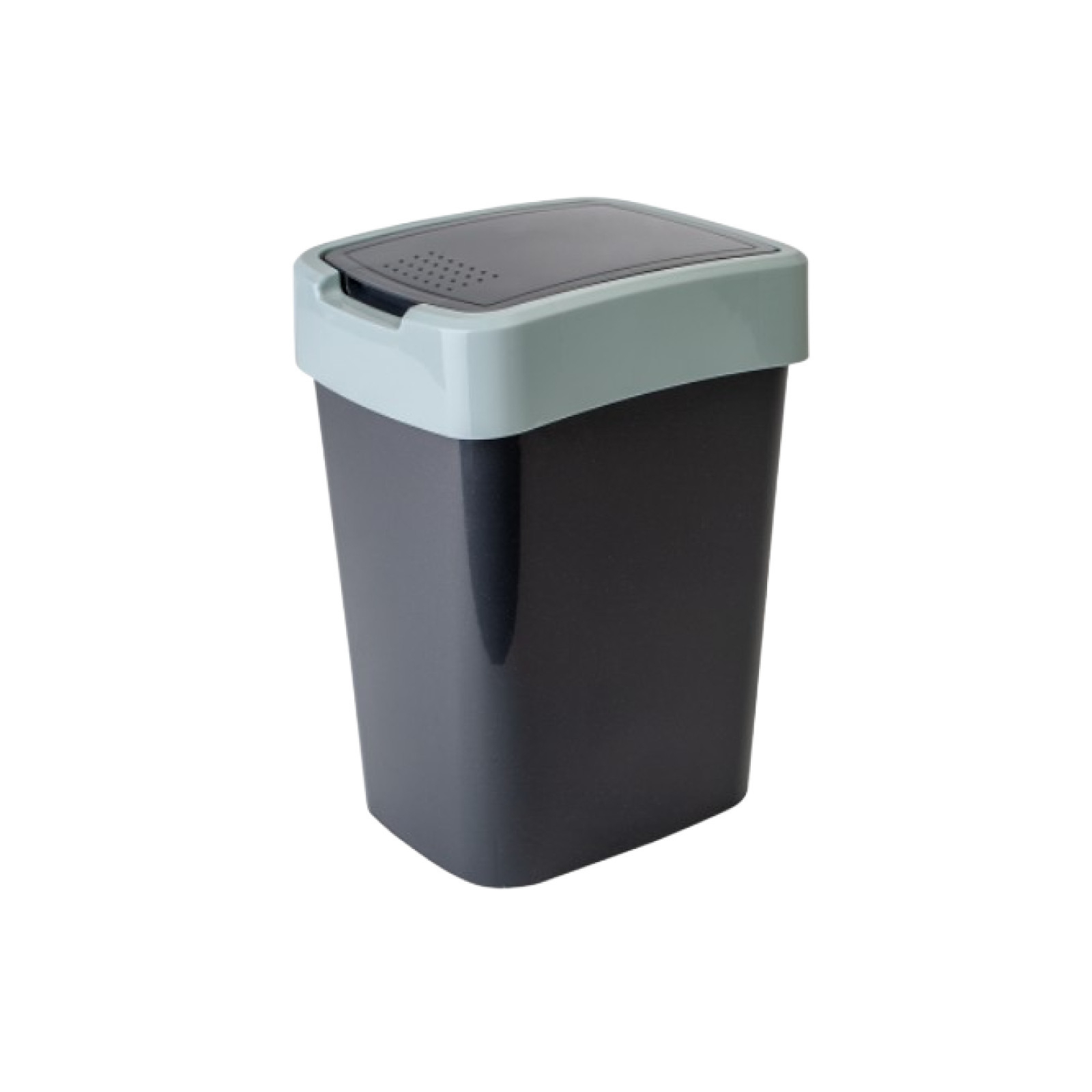 Контейнер для мусора Алеана Евро Гранит / полынь 18 л (алн 122067/граніт/полин)