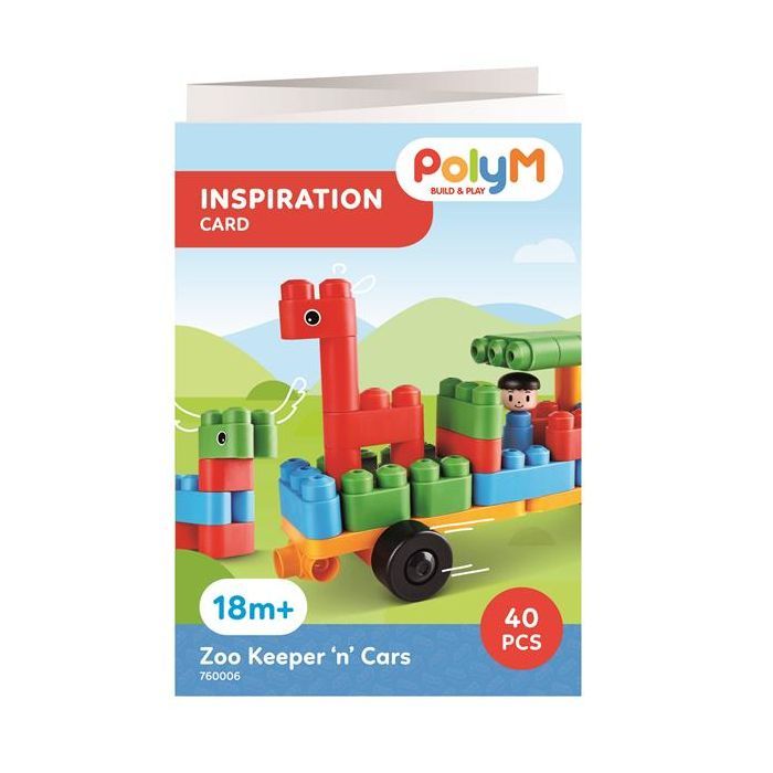 Конструктор PolyM Автопарк в зоопарке 40 деталей (760006) изображение 5