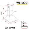 Вытяжка кухонная Weilor WK 65 WH изображение 11