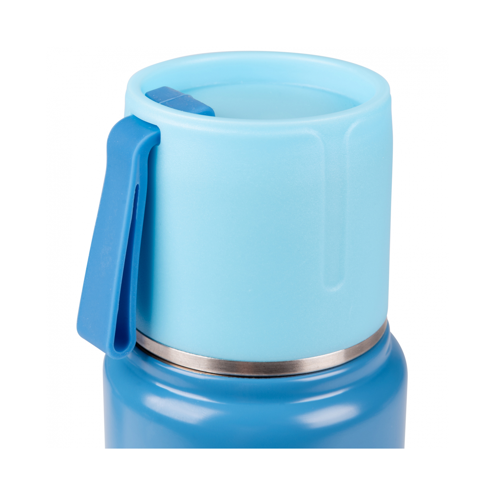 Поильник-непроливайка Yes Термос Fusion с чашкой, 420 мл, зеленый (708207) изображение 6