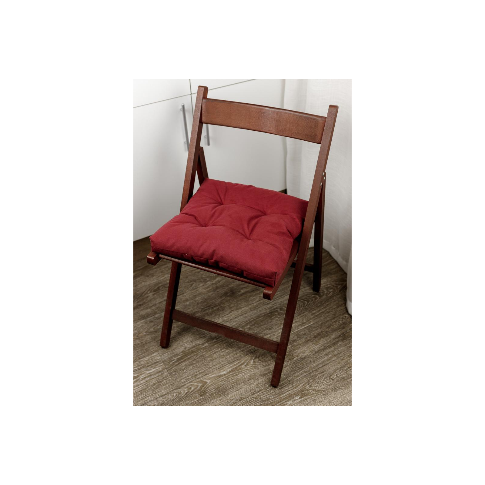 Подушка на стул Прованс FIESTA Серая 40х40см (33514) изображение 3