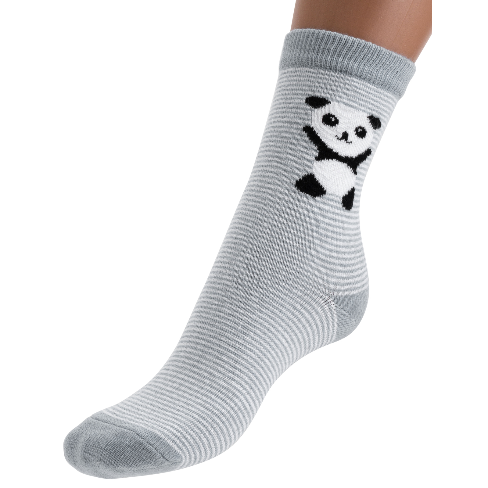 Шкарпетки дитячі Bibaby з пандами (68257-9-gray)