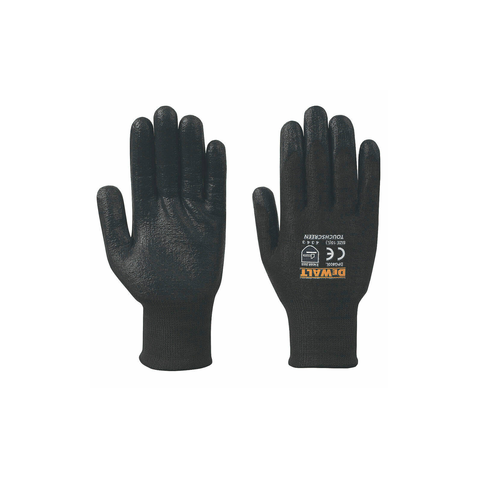 Защитные перчатки DeWALT разм. L/9, с высокой стойкостью к порезам (DPG800L) изображение 2