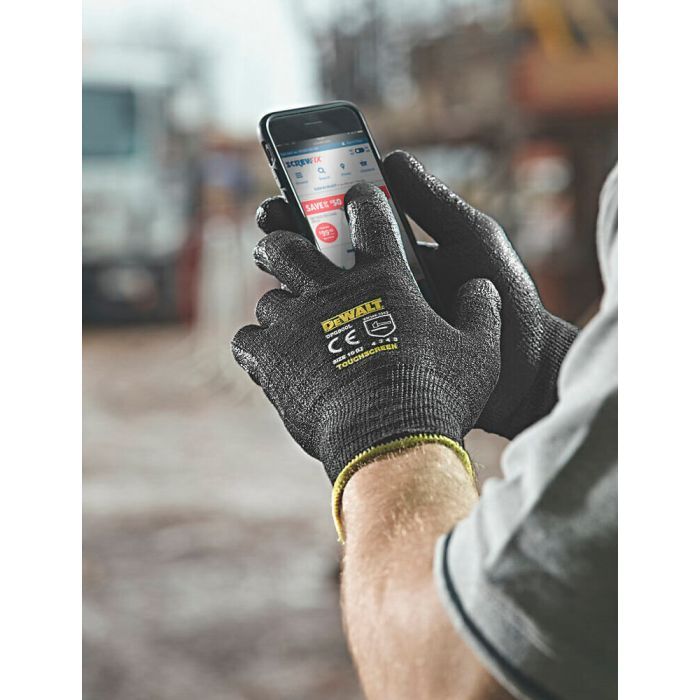 Захисні рукавиці DeWALT розм. L/9, з високою стійкістю до порізів (DPG800L) зображення 3