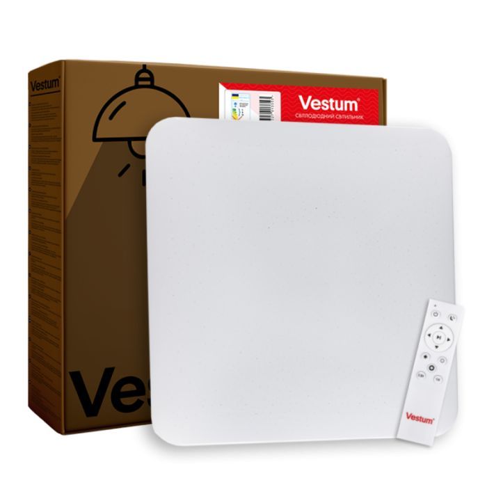 Светильник Vestum QUATRO зоряне небо 72W 3000К- 6500К 5600Lm (VS-81041)