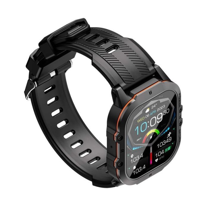 Смарт-часы OUKITEL BT20 Black-orange (6931940742177) изображение 8