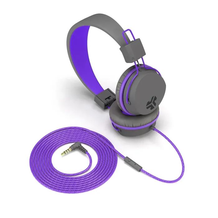Навушники Jlab JBuddies Studio Kids Wired Graphite/Blue (IEUHJKSTUDIORGRYBLU6) зображення 4