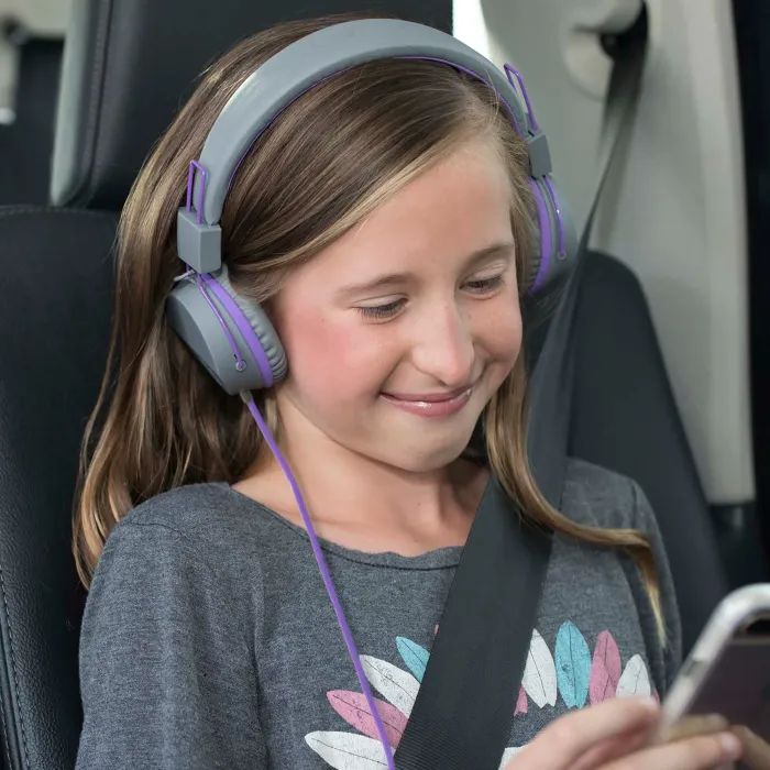 Навушники Jlab JBuddies Studio Kids Wired Graphite/Blue (IEUHJKSTUDIORGRYBLU6) зображення 5
