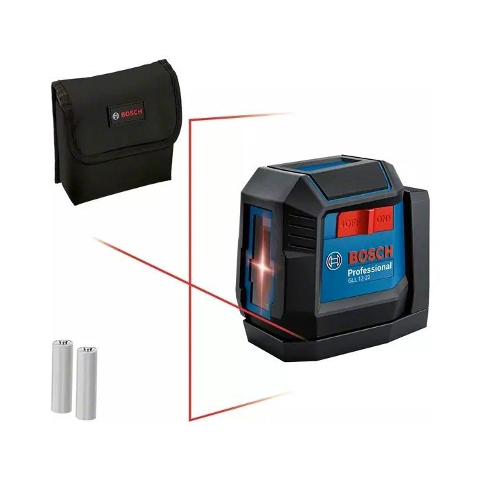 Лазерный нивелир Bosch GLL 12-22, до 12м, 0.3мм/м, чехол, 0.35кг (0.601.065.220) изображение 3