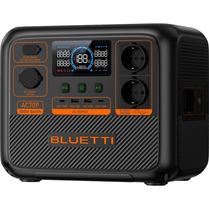 Зарядна станція BLUETTI AC70P 1000W (AC70P) зображення 3
