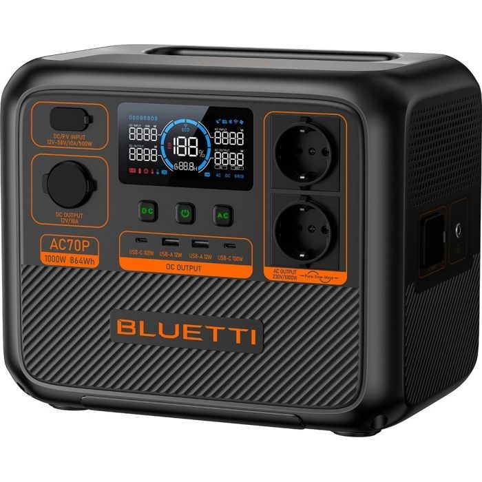 Зарядна станція BLUETTI AC70P 1000W (AC70P) зображення 4