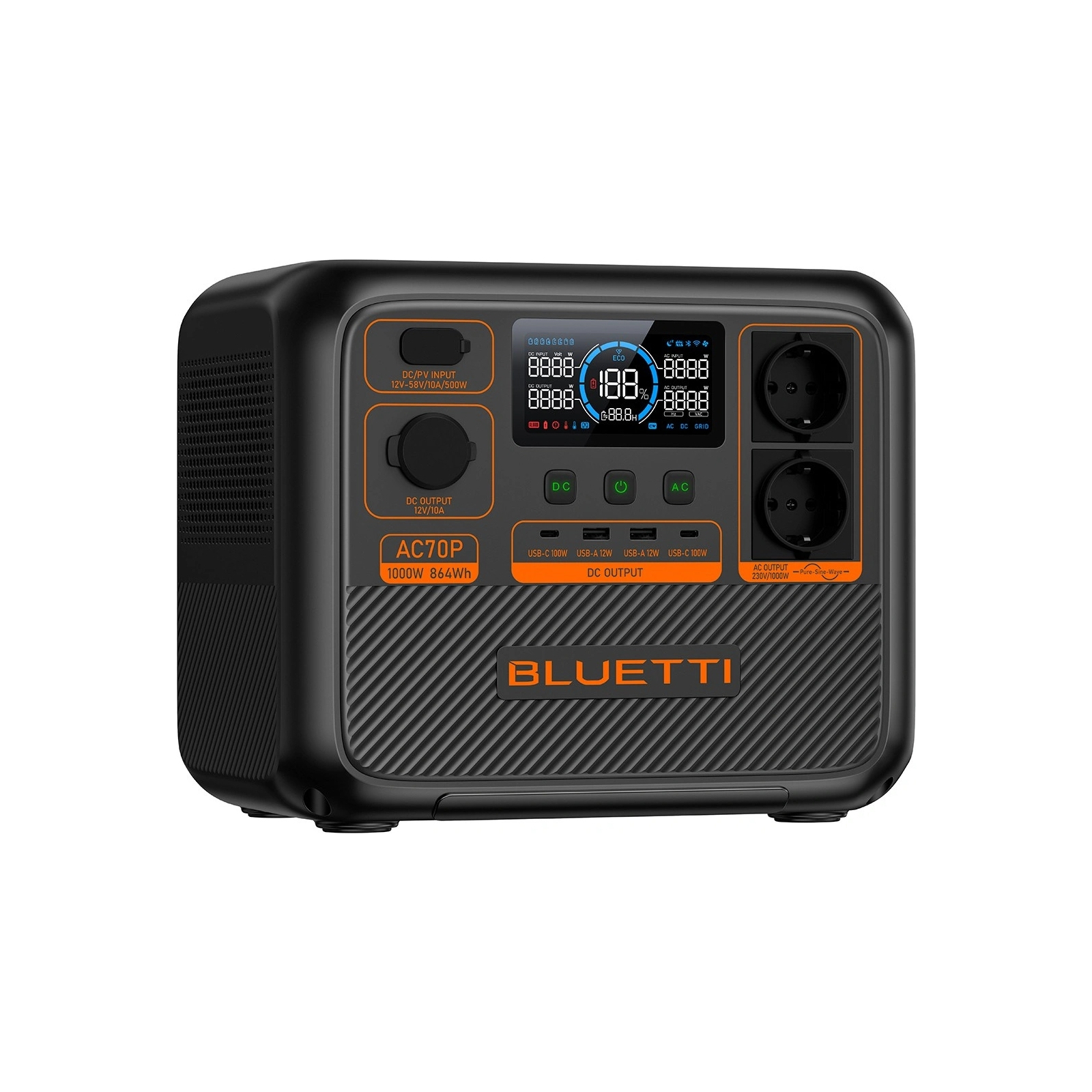 Зарядная станция BLUETTI AC70P 1000W (AC70P)