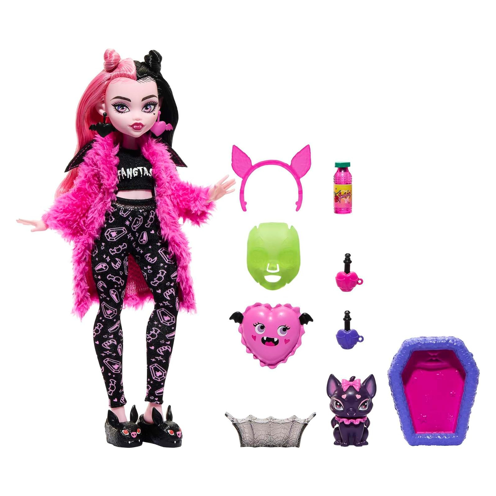 Лялька Monster High Дракулора Лячна піжамна вечірка (HKY66) зображення 3