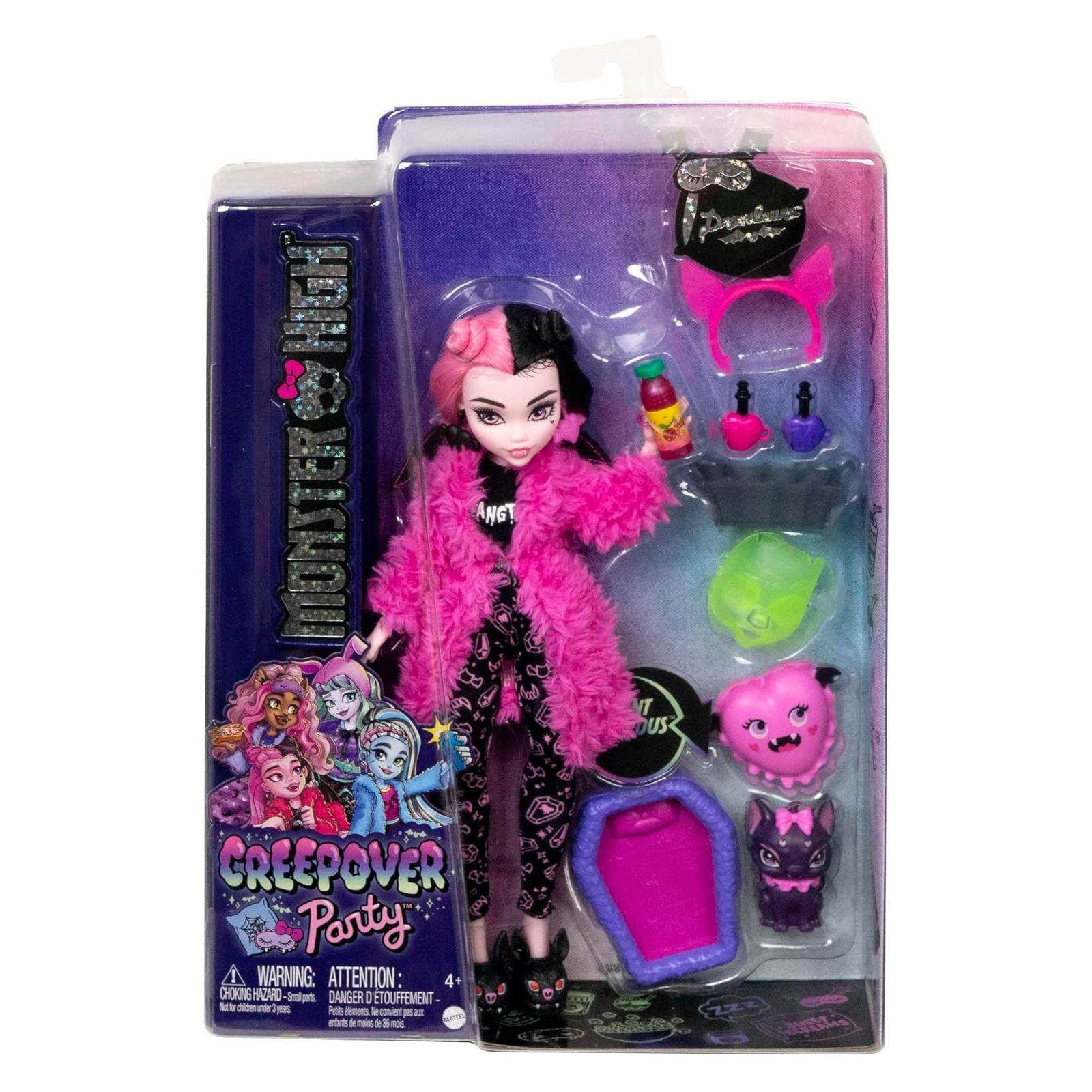 Кукла Monster High Дракулора Пугающая пижамная вечеринка (HKY66) изображение 6