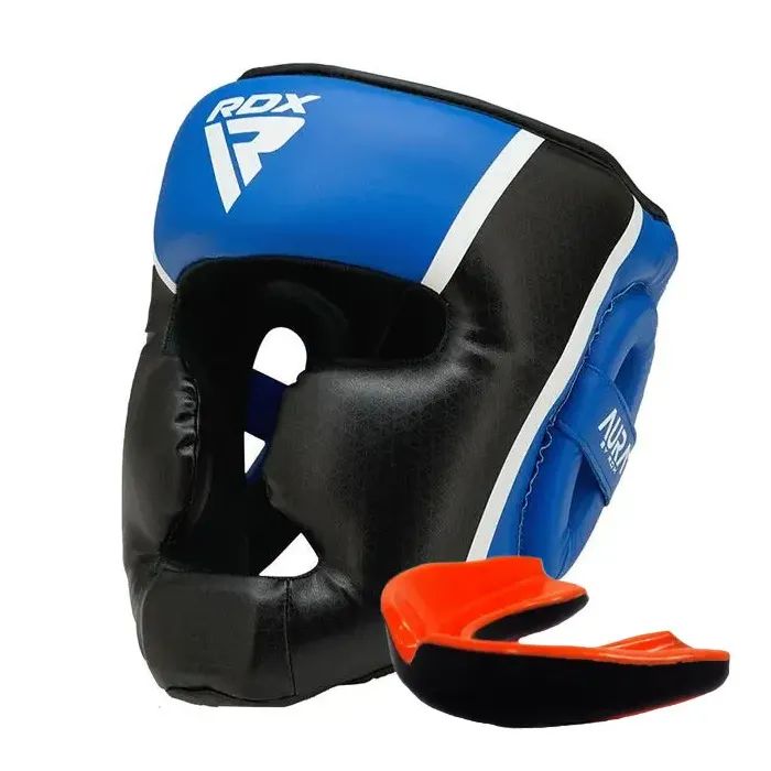Боксерский шлем RDX Aura Plus T-17 Black Golden S (HGR-T17BGL-S+)