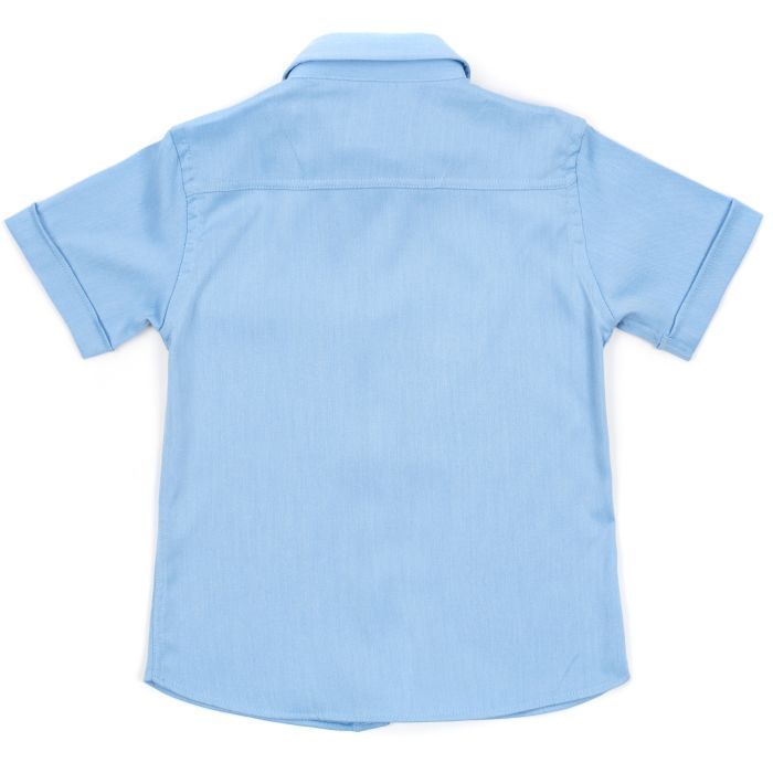 Рубашка детская A-Yugi с коротким рукаваом (18119-116B-blue) изображение 2