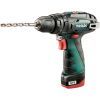Шуруповерт Metabo PowerMaxx SB BL 12В, 2х2Ah, 20·38Нм, 0-400·0-1500об/хв (601784500) зображення 2