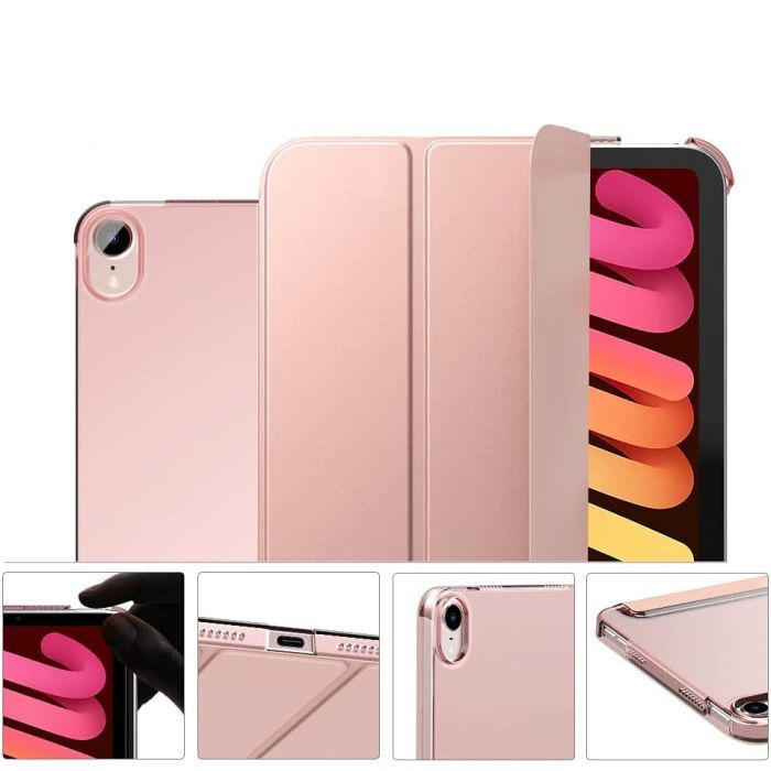 Чохол до планшета BeCover Tri Fold Hard Apple iPad Air 4 10.9 2020/2021 Pink (709660) (709660) зображення 5