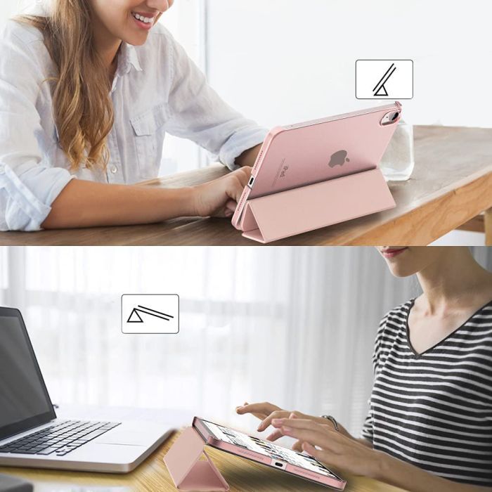 Чохол до планшета BeCover Tri Fold Hard Apple iPad Air 4 10.9 2020/2021 Pink (709660) (709660) зображення 8