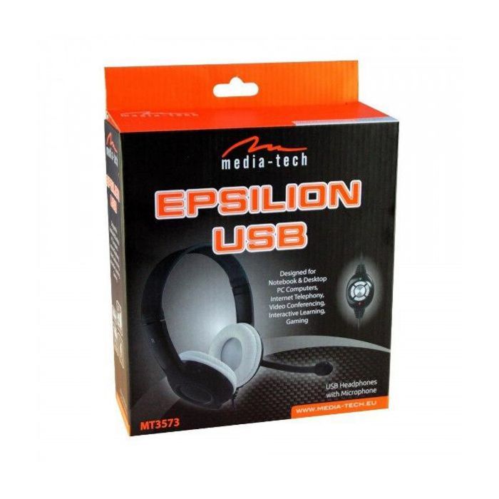 Наушники Media-Tech Epsilion USB Black (MT3573) изображение 6