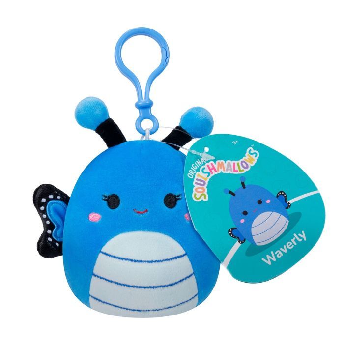 Мягкая игрушка Squishmallows на клипсе -Бабочка Вейверли 9 см (SQCP00220) изображение 7
