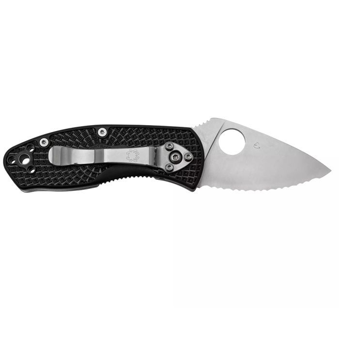 Нож Spyderco Ambitious Serrated Black (C148SBK) изображение 2