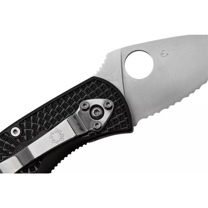 Нож Spyderco Ambitious Serrated Black (C148SBK) изображение 5
