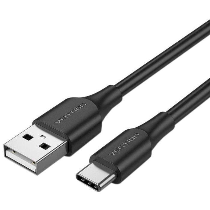 Дата кабель USB 2.0 AM to USB-C 0.5m 3A 18W PVC Vention (CTHBD)